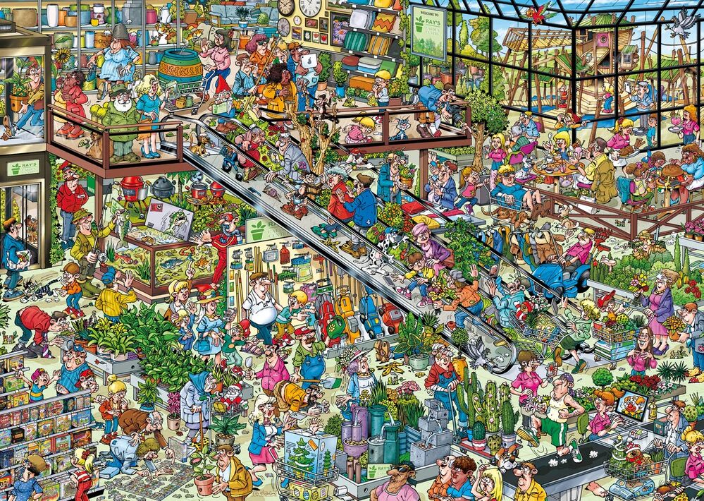 Ravensburger Puzzle 1000pc - The Garden Centre