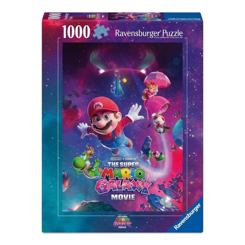Ravensburger Puzzle 1000pc - Super Mario Galactic Adventures!