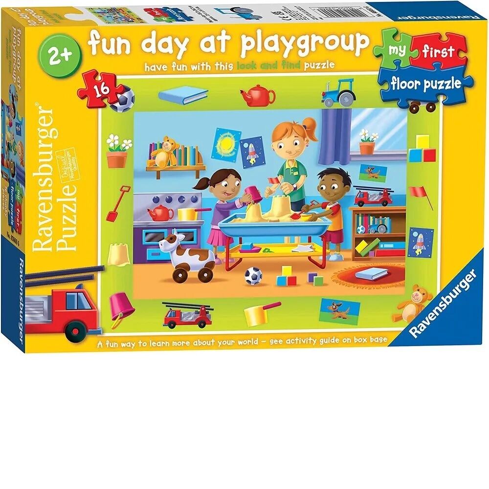 Ravensburger Puzzle 16pc - Fun Day At Playgroup My First Floor Puzzle