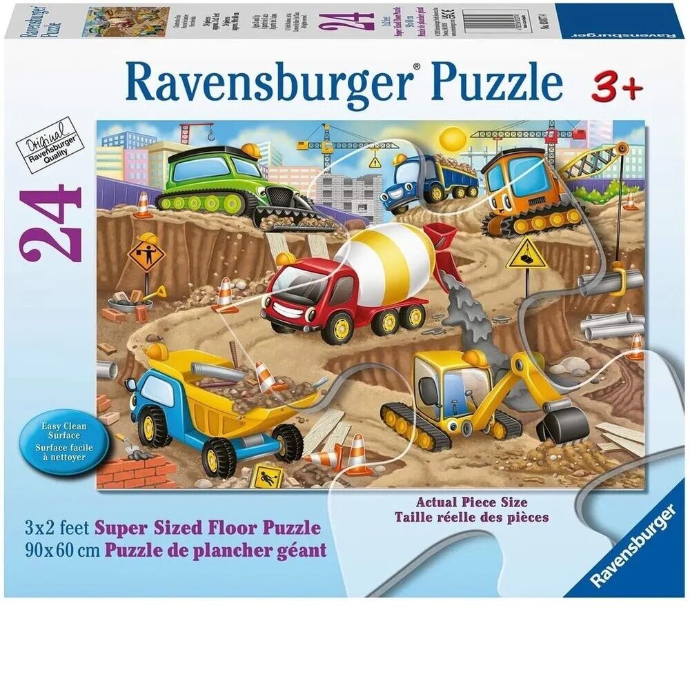 Ravensburger Puzzle 24pc - Supersize Floor Puzzle Construction Fun