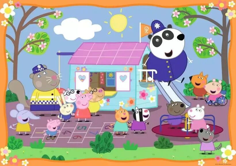 Ravensburger Puzzle 24pc - Peppa Pig Clubhouse Giant Floor Puzzle