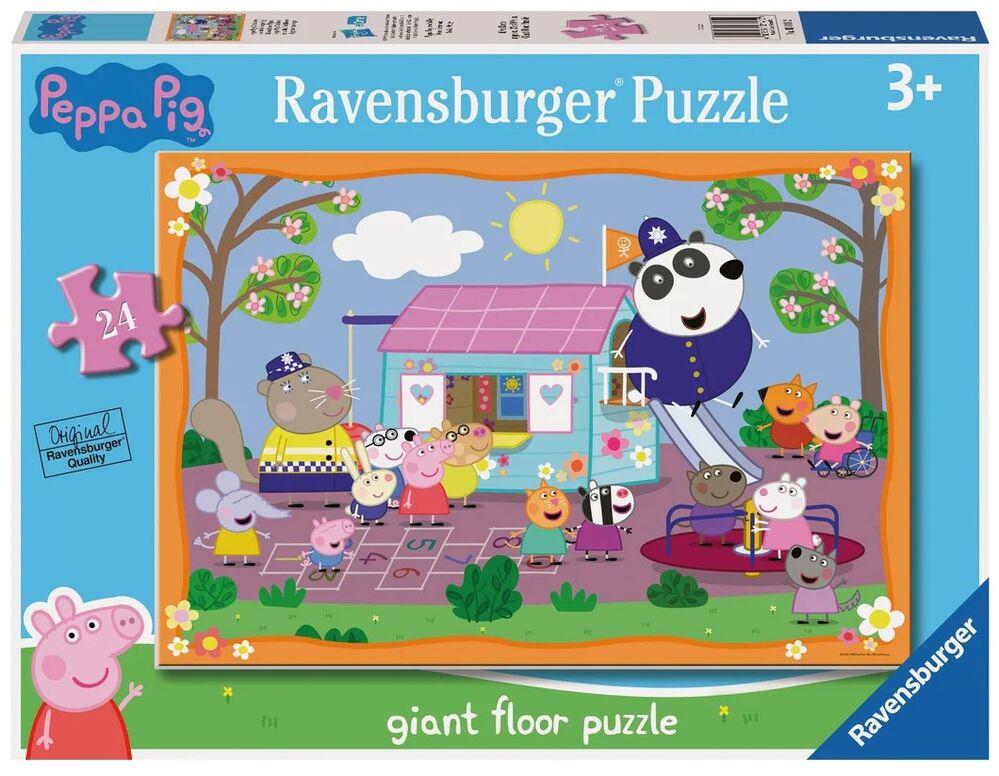 Ravensburger Puzzle 24pc - Peppa Pig Clubhouse Giant Floor Puzzle