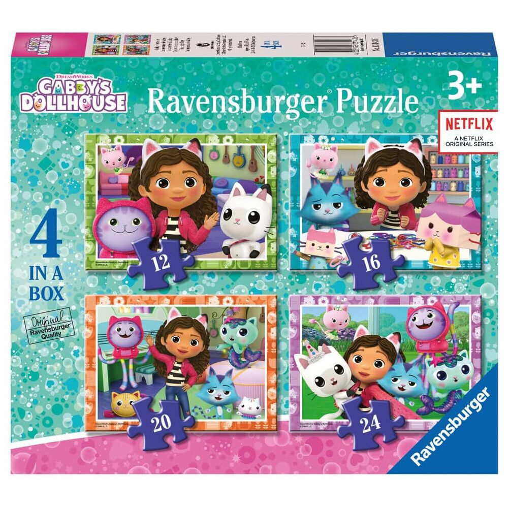 Ravensburger Puzzle 12, 16, 20, 24pc - Gabby's Dollhouse