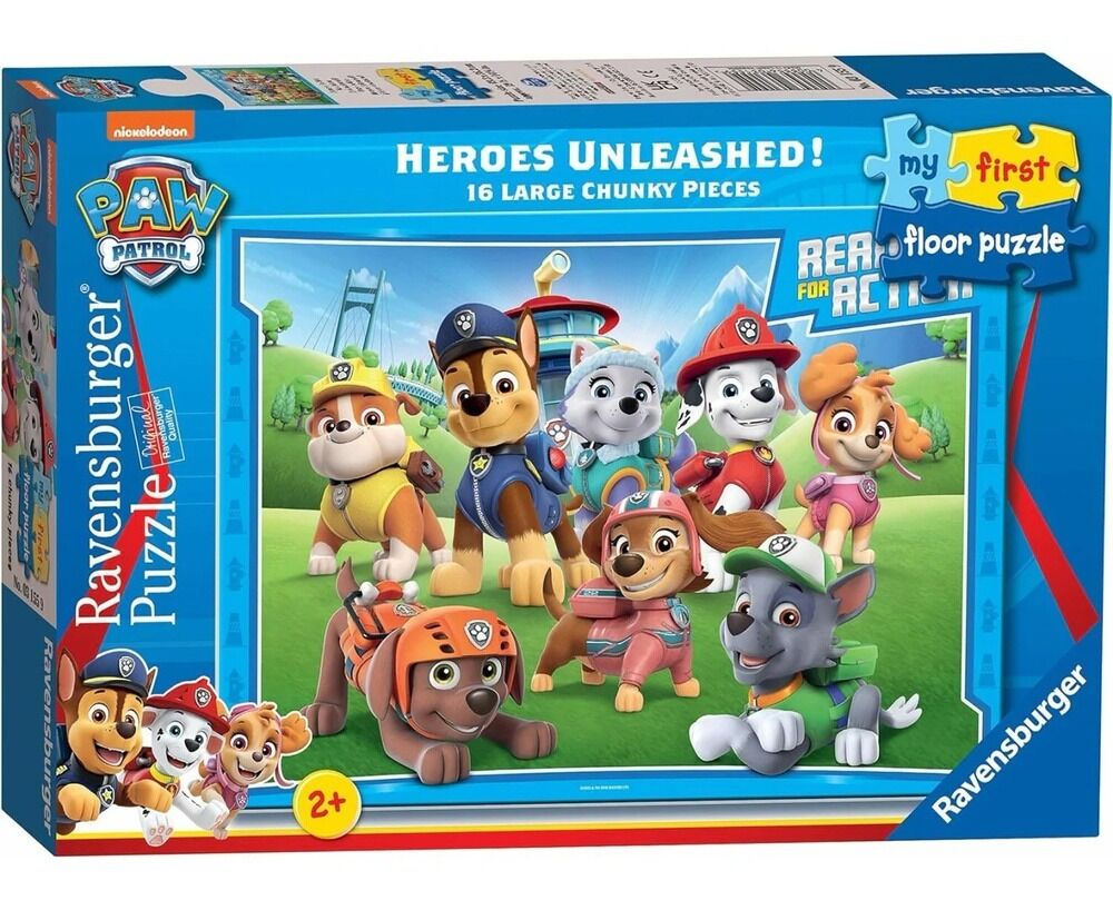 Ravensburger Puzzle 16pc - Paw Patrol Heroes Unleashed My First Floor Puzzle
