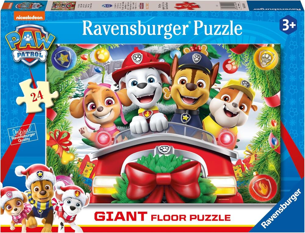 Ravensburger Puzzle 24pc - Paw Patrol Christmas Giant Floor Puzzle