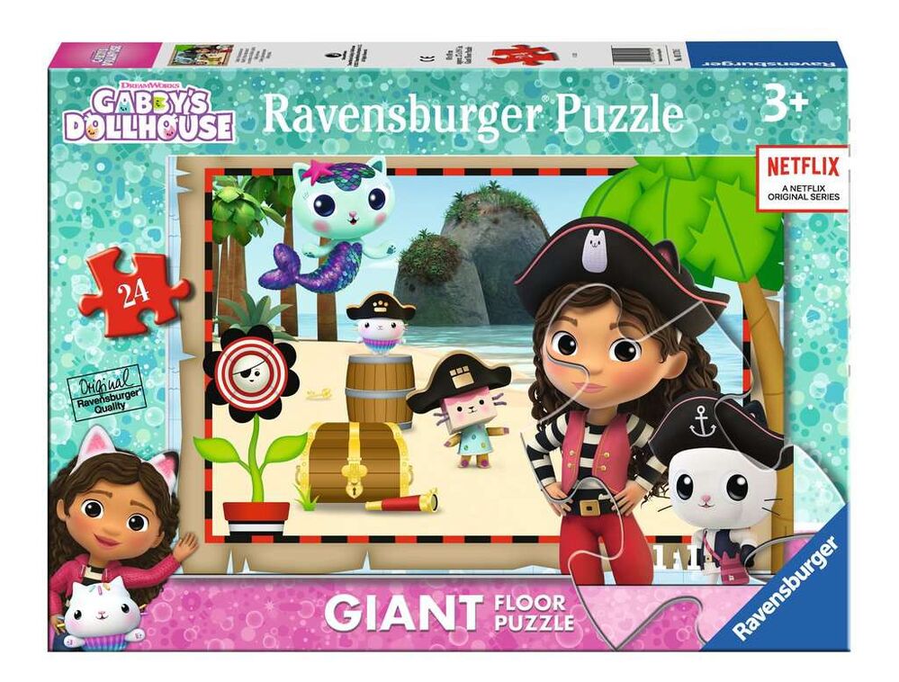 Ravensburger Puzzle 24pc - Gabby's Dollhouse Giant Floor Puzzle