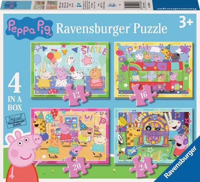 Ravensburger Puzzle 12, 16, 20, 24pc - Peppa Pig