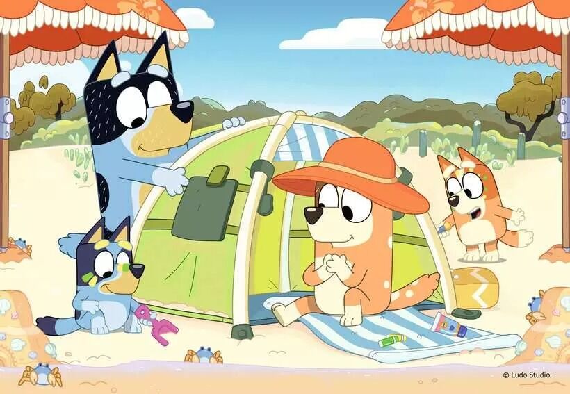 Ravensburger Puzzle 35pc - Bluey Beach Day!