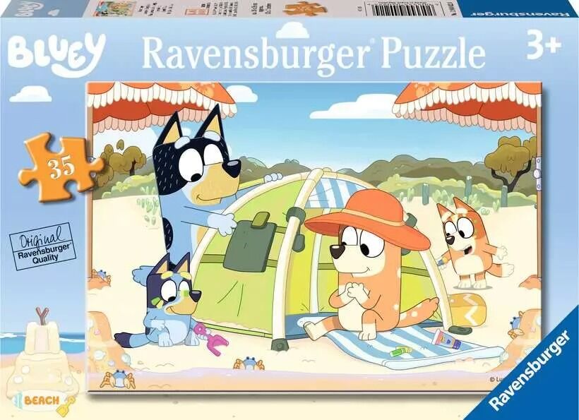 Ravensburger Puzzle 35pc - Bluey Beach Day!