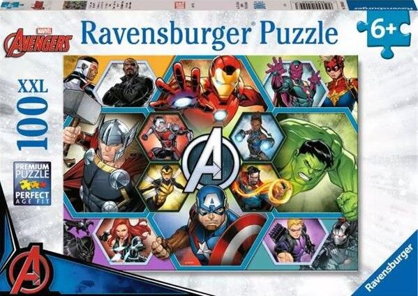 Ravensburger Puzzle 100pc XXL - Marvel Avengers