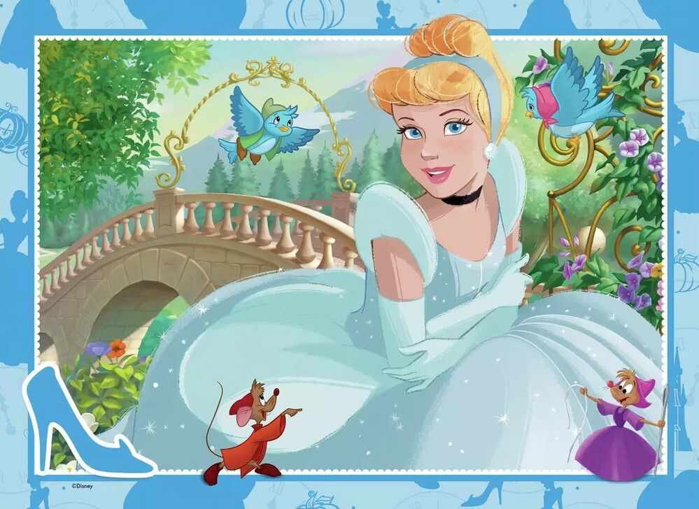Ravensburger Puzzle 4x100pc - Disney Princess Bumper Pack