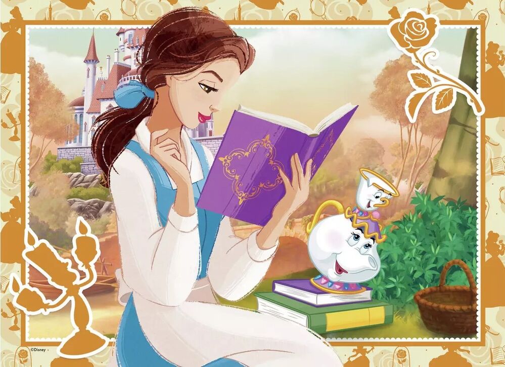 Ravensburger Puzzle 4x100pc - Disney Princess Bumper Pack