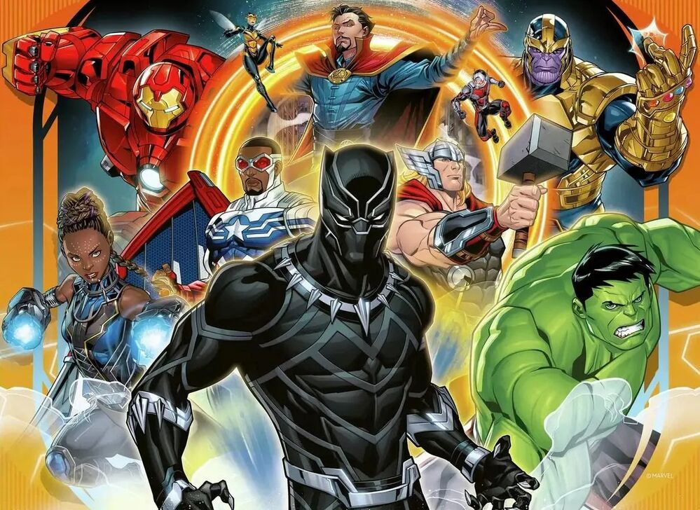 Ravensburger Puzzle 4x100pc - Marvel Avengers Bumper Pack