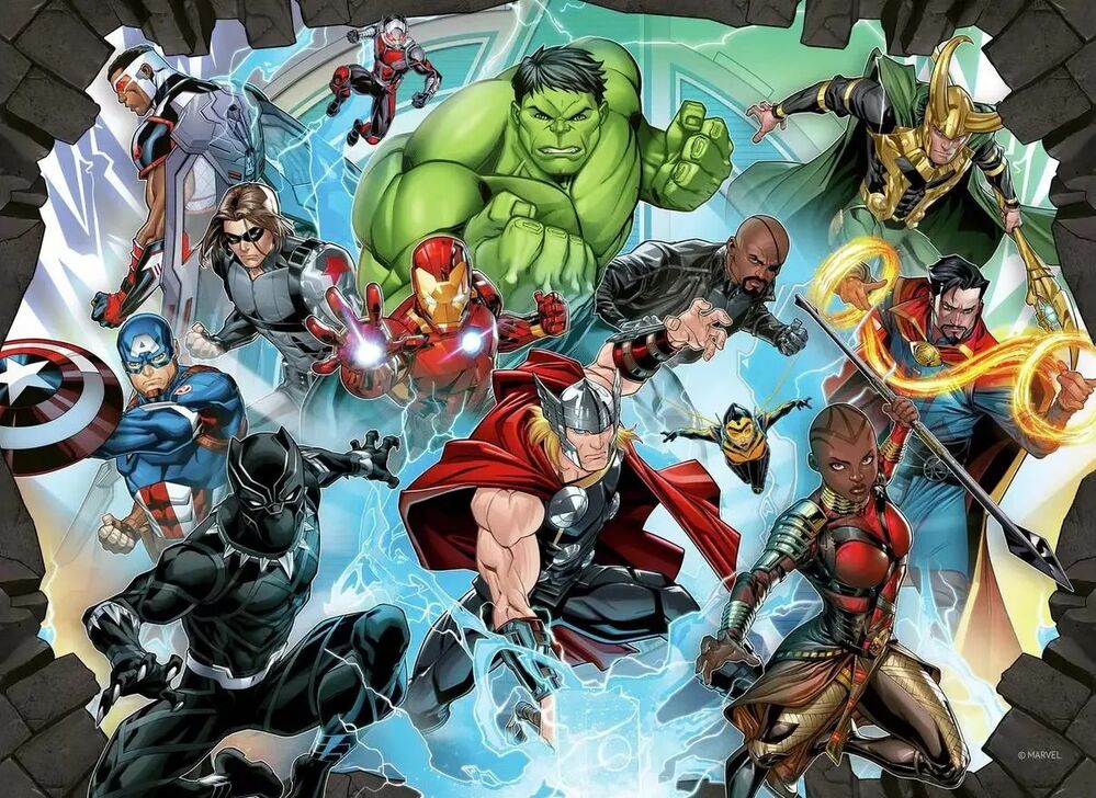 Ravensburger Puzzle 4x100pc - Marvel Avengers Bumper Pack