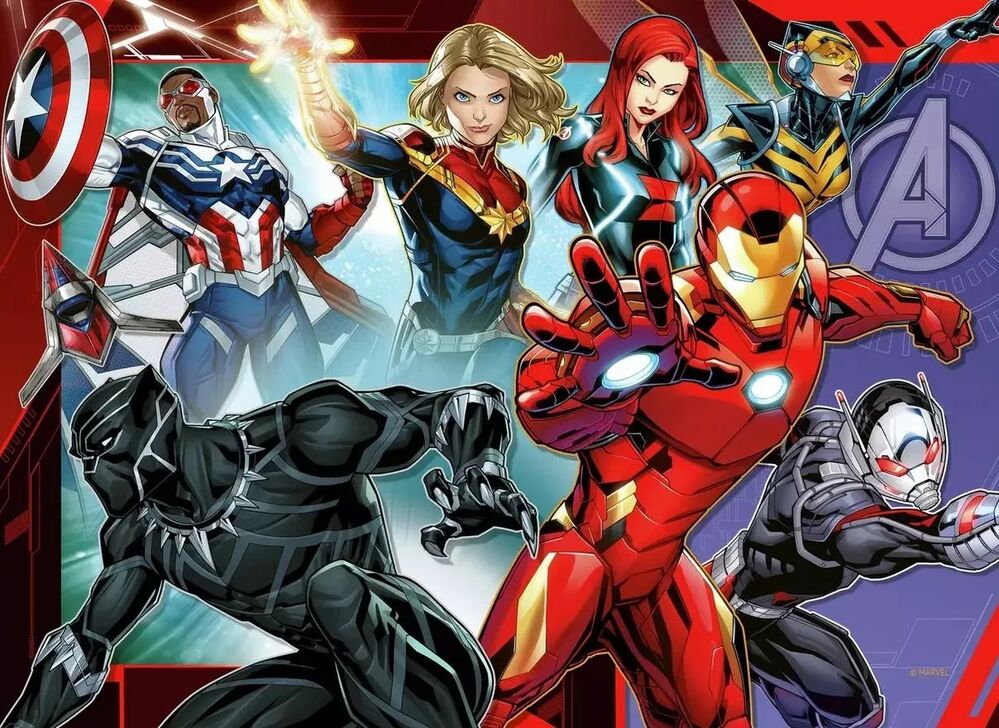 Ravensburger Puzzle 4x100pc - Marvel Avengers Bumper Pack