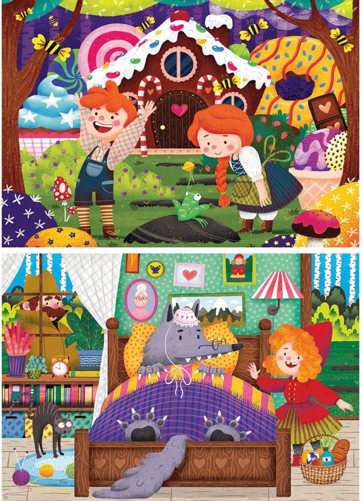Ravensburger Puzzle 2x12pc - Fairy Tales