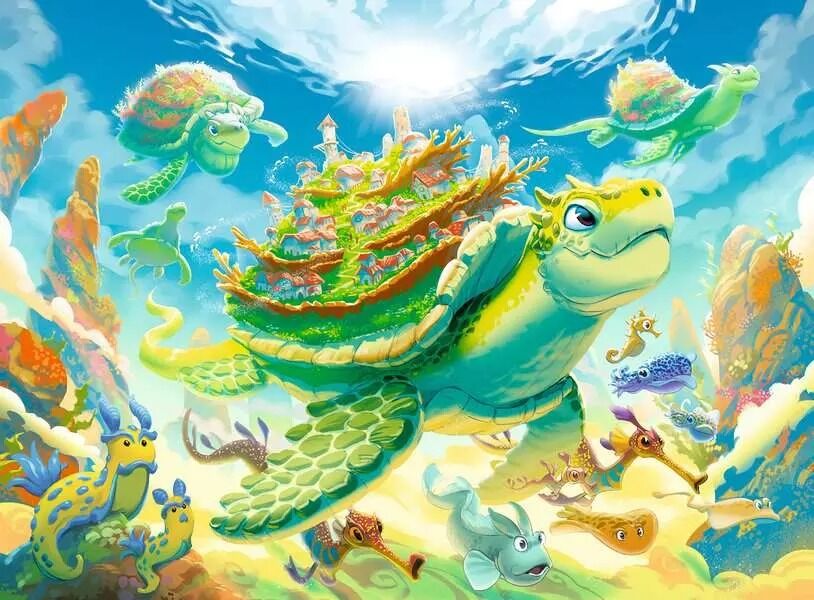 Ravensburger Puzzle 200pc XXL - Magical Underwater World