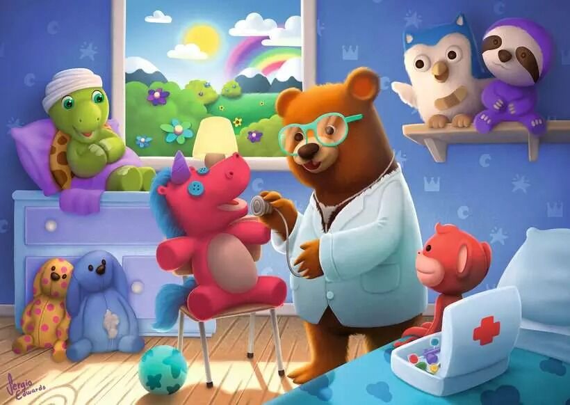 Ravensburger Puzzle 35pc - Stuffed Animal Hospital