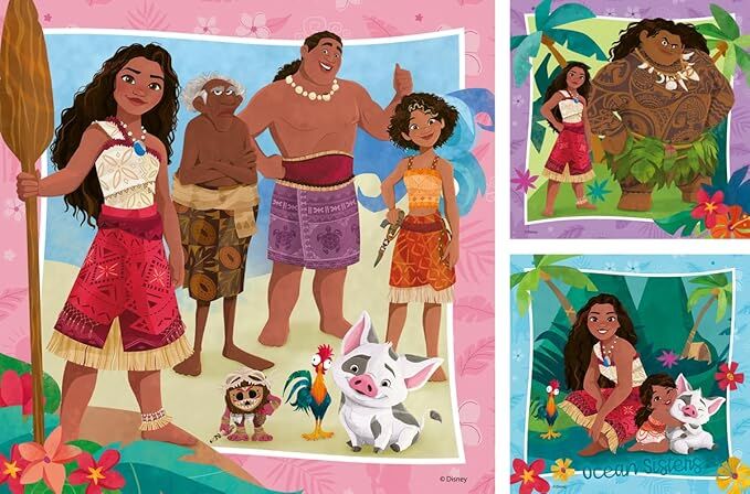 Ravensburger Puzzle 3x49pc - Disney Moana 2 On to New Adventures