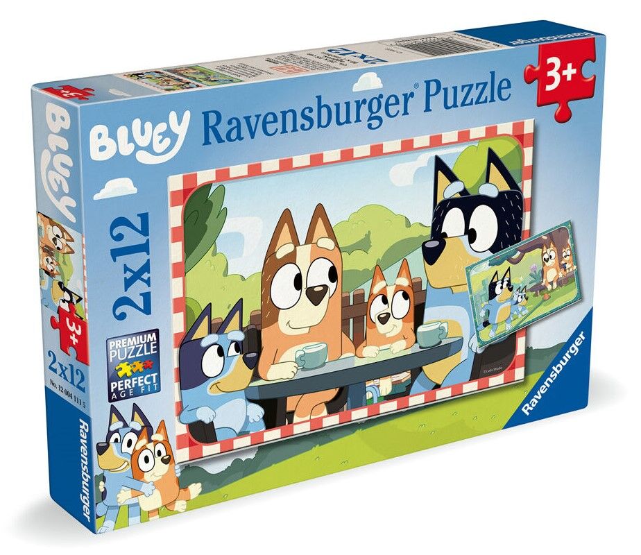 Ravensburger Puzzle 2x12pc - Bluey Floor Puzzle