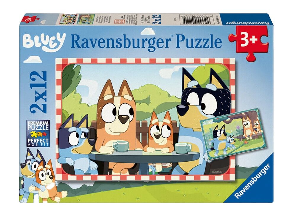 Ravensburger Puzzle 2x12pc - Bluey Floor Puzzle