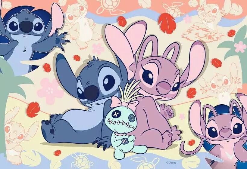 Ravensburger Puzzle 35pc - Disney Stitch Enjoy Some Time Together