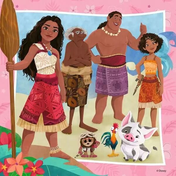 Ravensburger Puzzle 3x49pc - Disney Moana 2