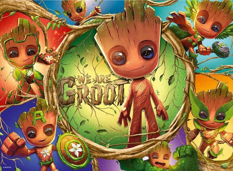 Ravensburger Puzzle 100pc XXL - Marvel Hero Groot