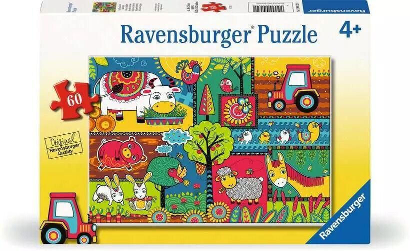 Ravensburger Puzzle 60pc - A Day at the Farm