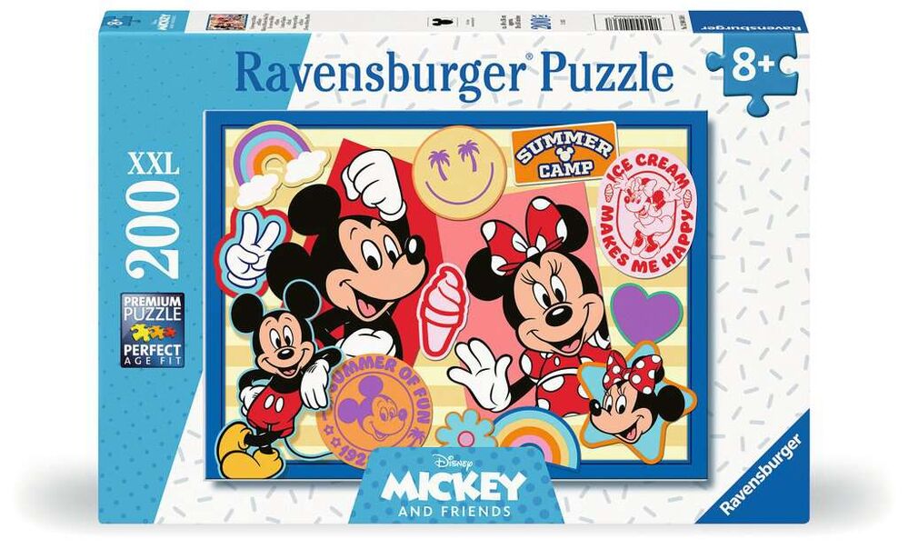 Ravensburger Puzzle 200pc XXL - Disney Mickey & Minnie's Road Trip