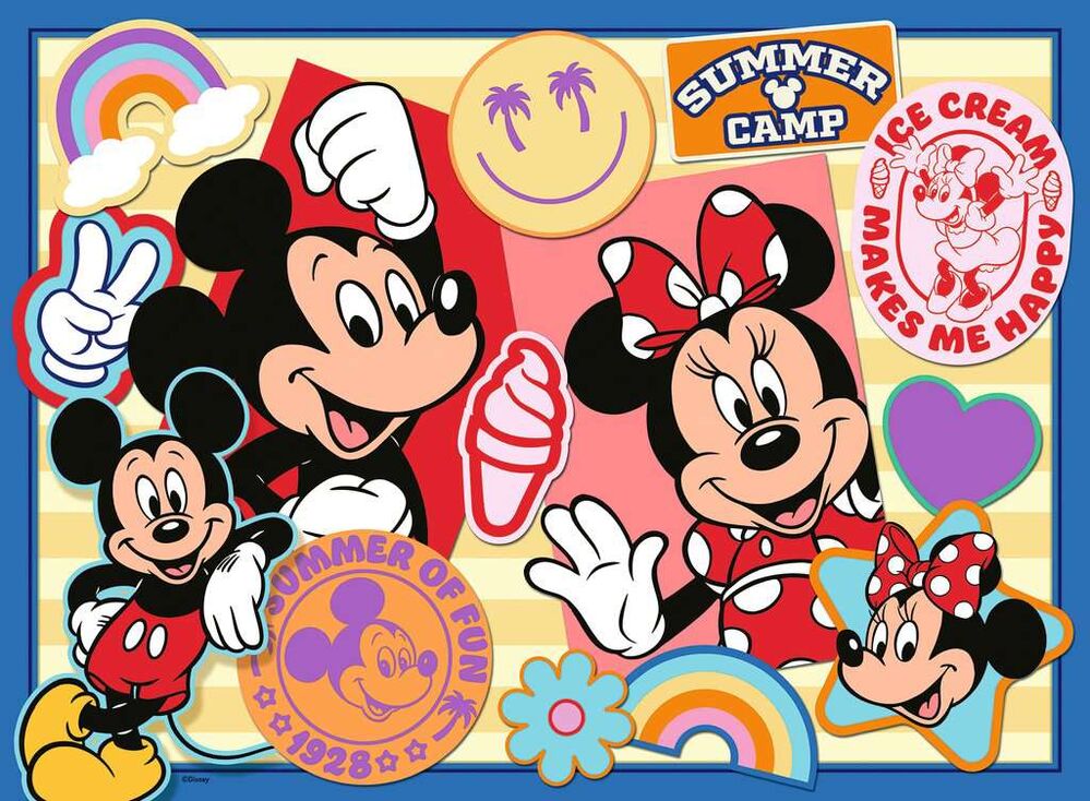 Ravensburger Puzzle 200pc XXL - Disney Mickey & Minnie's Road Trip