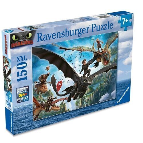 Ravensburger Puzzle 150pc XXL - How To Train Your Dragon Dragons & Heroes