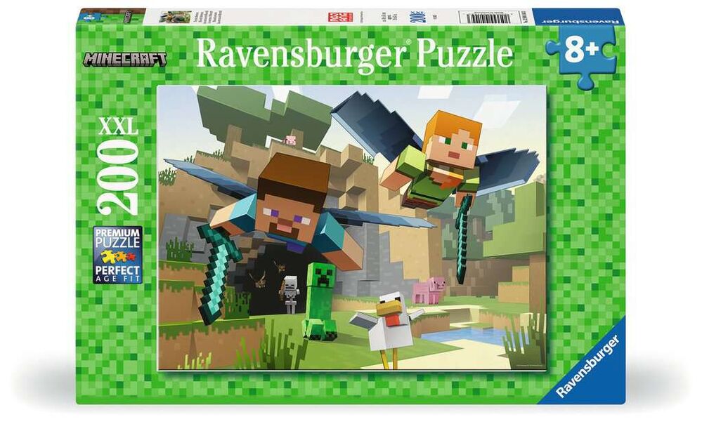 Ravensburger Puzzle 200pc XXL - Minecraft