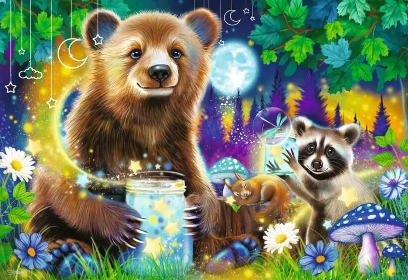 Ravensburger Puzzle 2x24pc - Lovable Woodland Friends