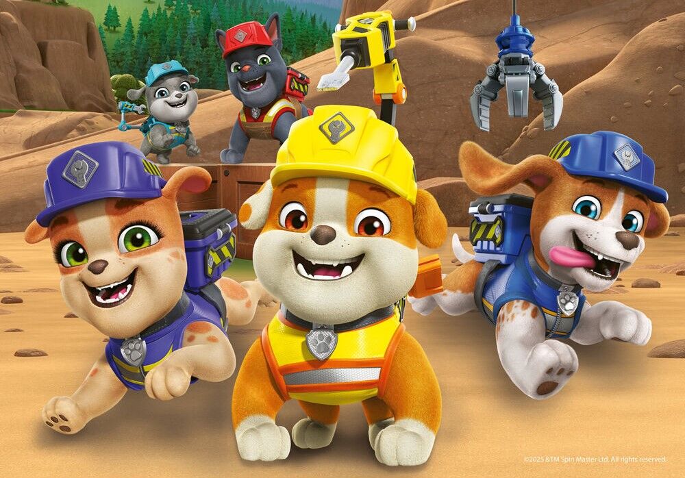 Ravensburger Puzzle 2x12pc - Paw Patrol Rubble & Crew
