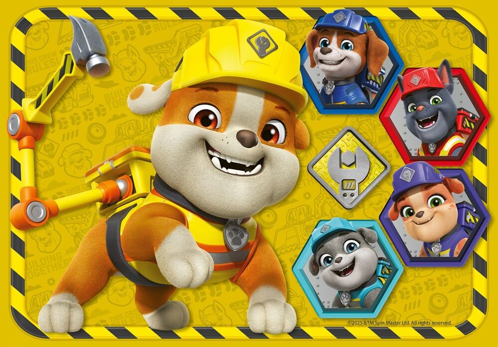 Ravensburger Puzzle 2x12pc - Paw Patrol Rubble & Crew