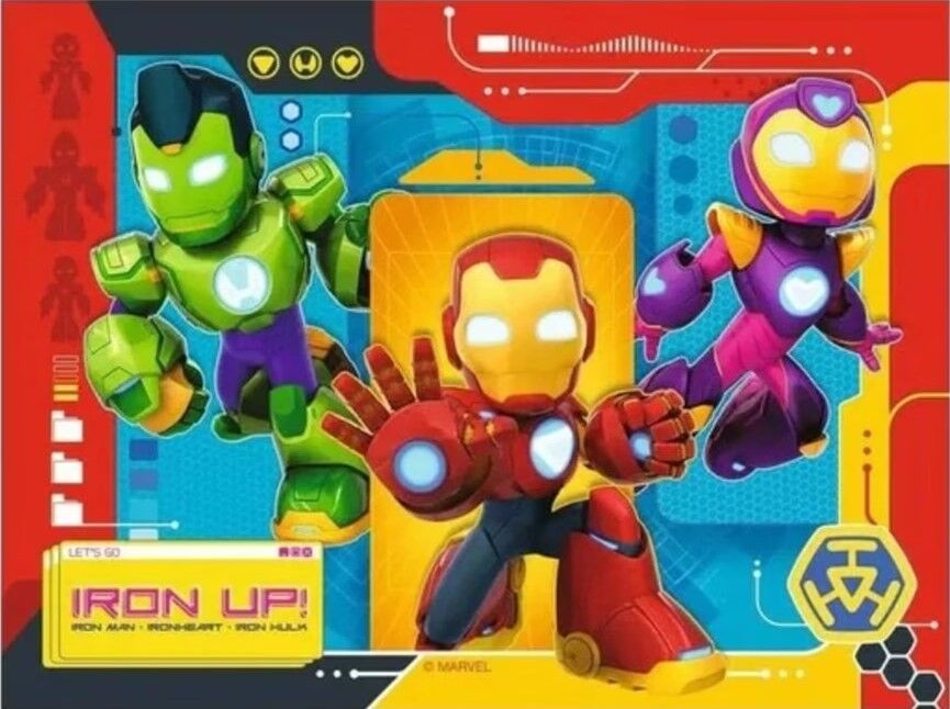 Ravensburger Puzzle 12, 16, 20, 24pc - Iron Man & His Awesome Friends