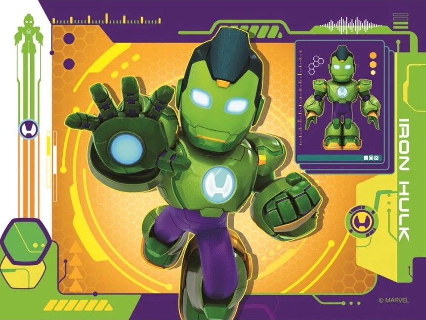 Ravensburger Puzzle 12, 16, 20, 24pc - Iron Man & His Awesome Friends