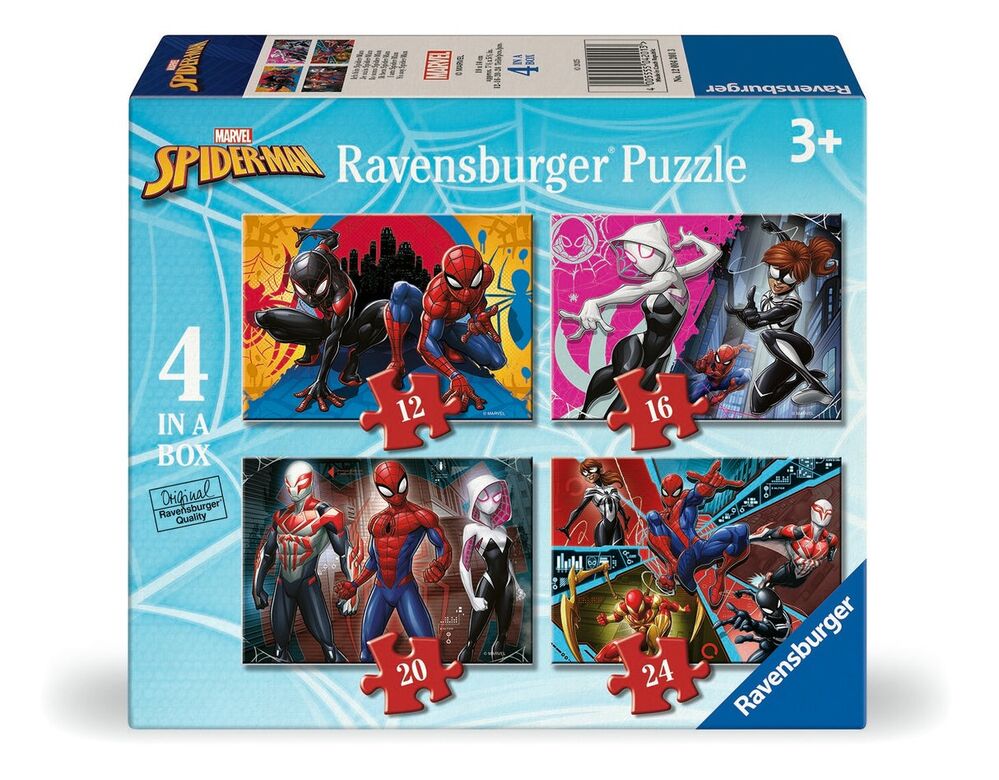 Ravensburger Puzzle 12, 16, 20, 24pc - Spider-Man