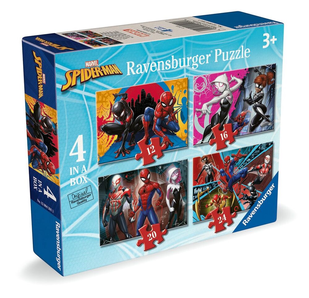 Ravensburger Puzzle 12, 16, 20, 24pc - Spider-Man