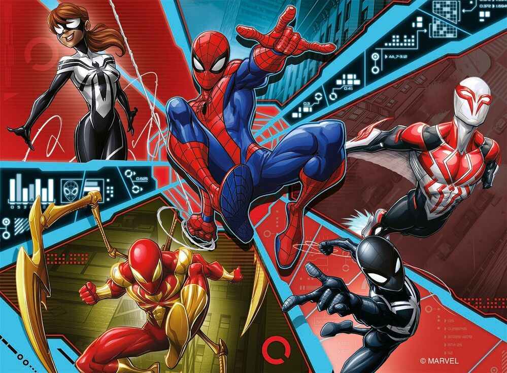 Ravensburger Puzzle 12, 16, 20, 24pc - Spider-Man