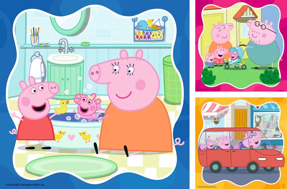 Ravensburger Puzzle 3x49pc - Peppa Pig Family Firsts!