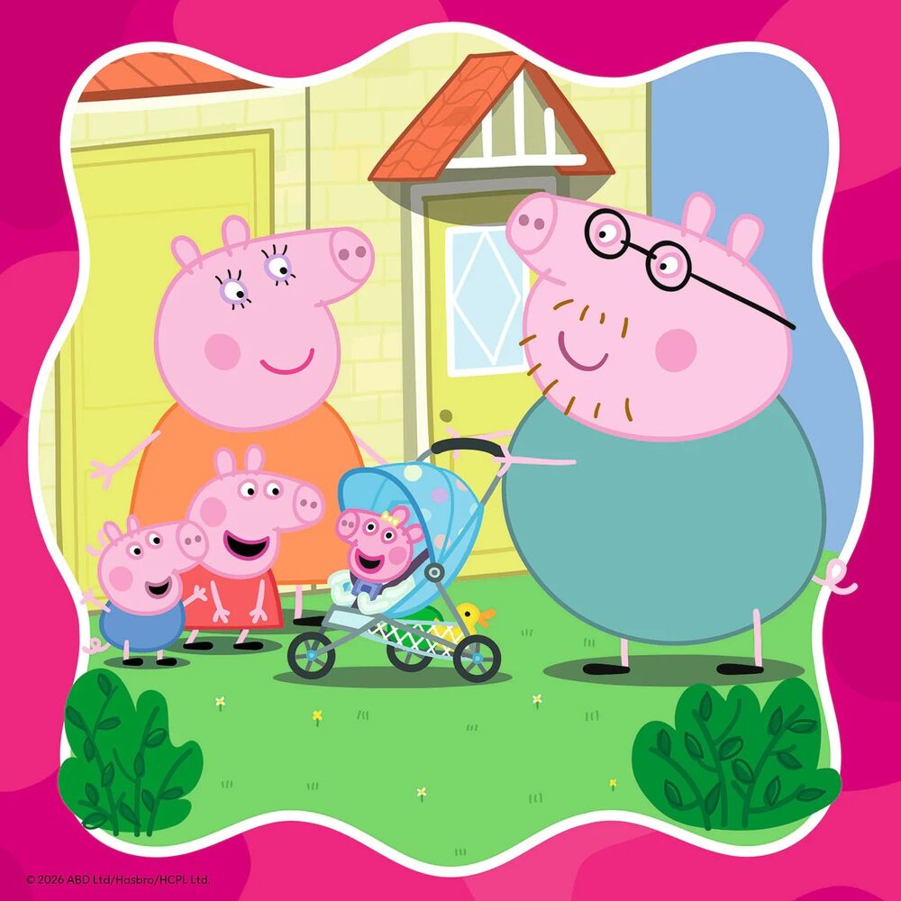 Ravensburger Puzzle 3x49pc - Peppa Pig Family Firsts!