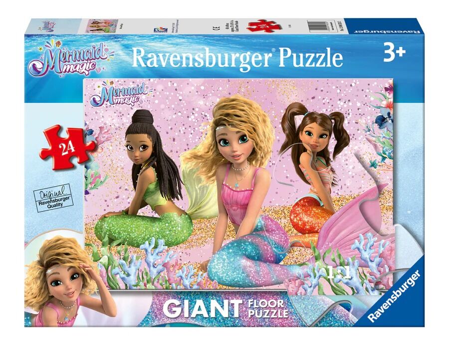Ravensburger Puzzle 24pc - Mermaid Magic Giant Floor Puzzle