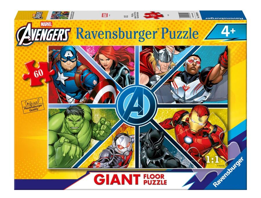 Ravensburger Puzzle 60pc - Marvel Avengers Giant Floor Puzzle
