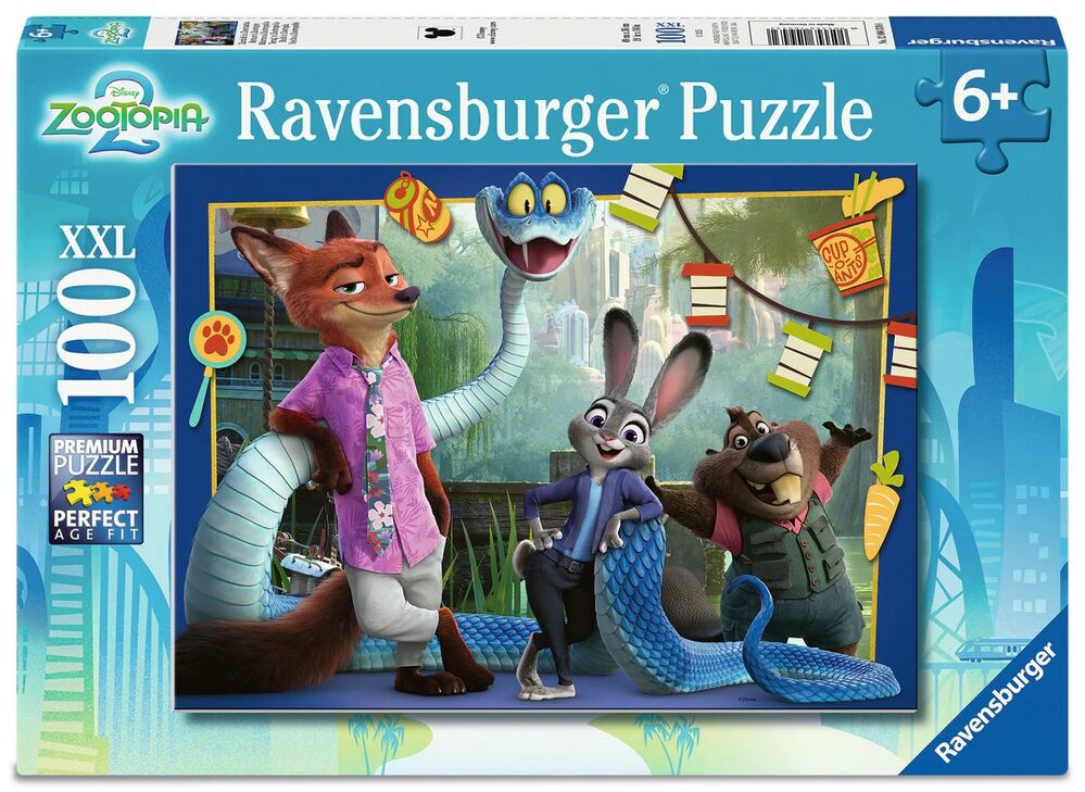 Ravensburger Puzzle 100pc XXL - Disney Back in Zootopia US