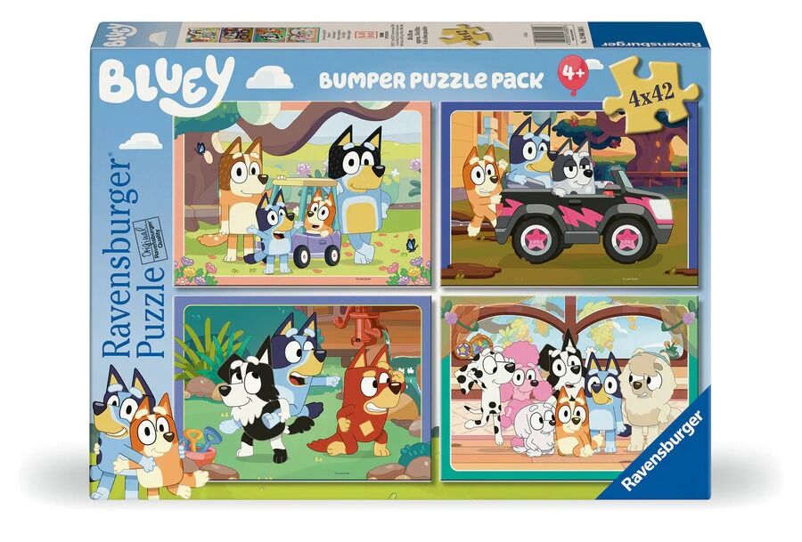 Ravensburger Puzzle 4x42pc - Bluey Bumper Pack