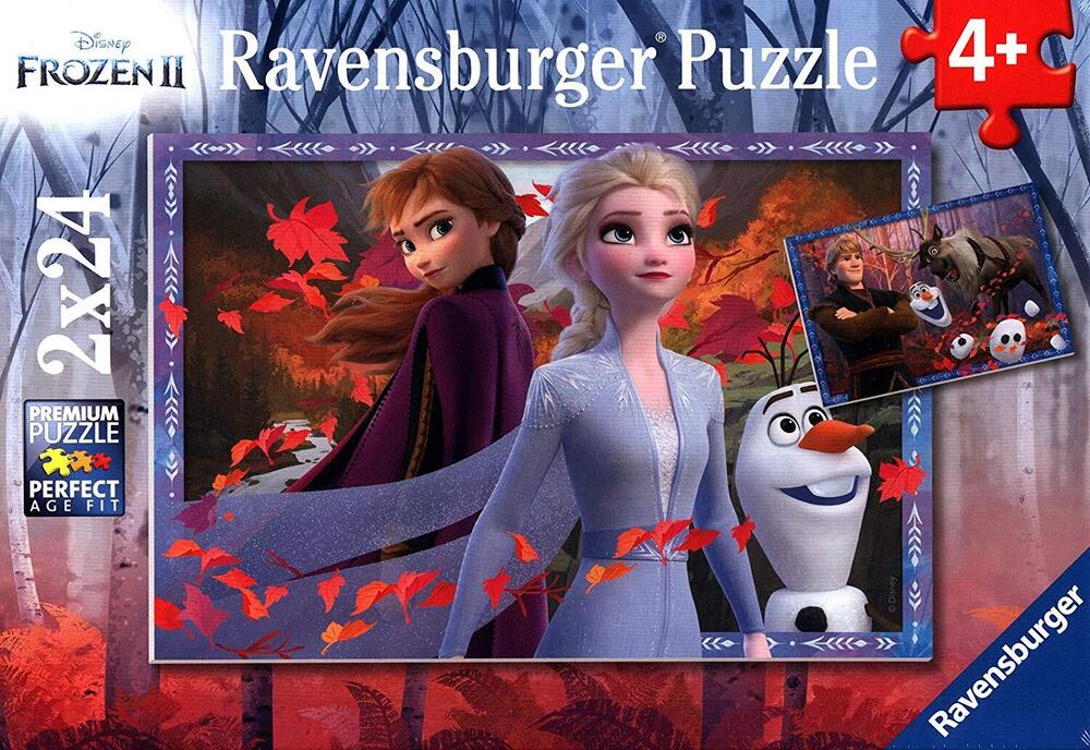 Ravensburger Puzzle 2 x 24pc - Disney Frozen 2 - Frosty Adventures