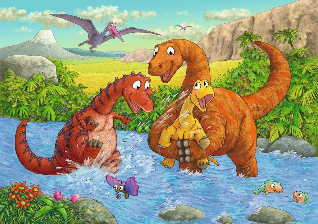 Ravensburger Puzzle 2 x 24pc - Dinosaurs at Play