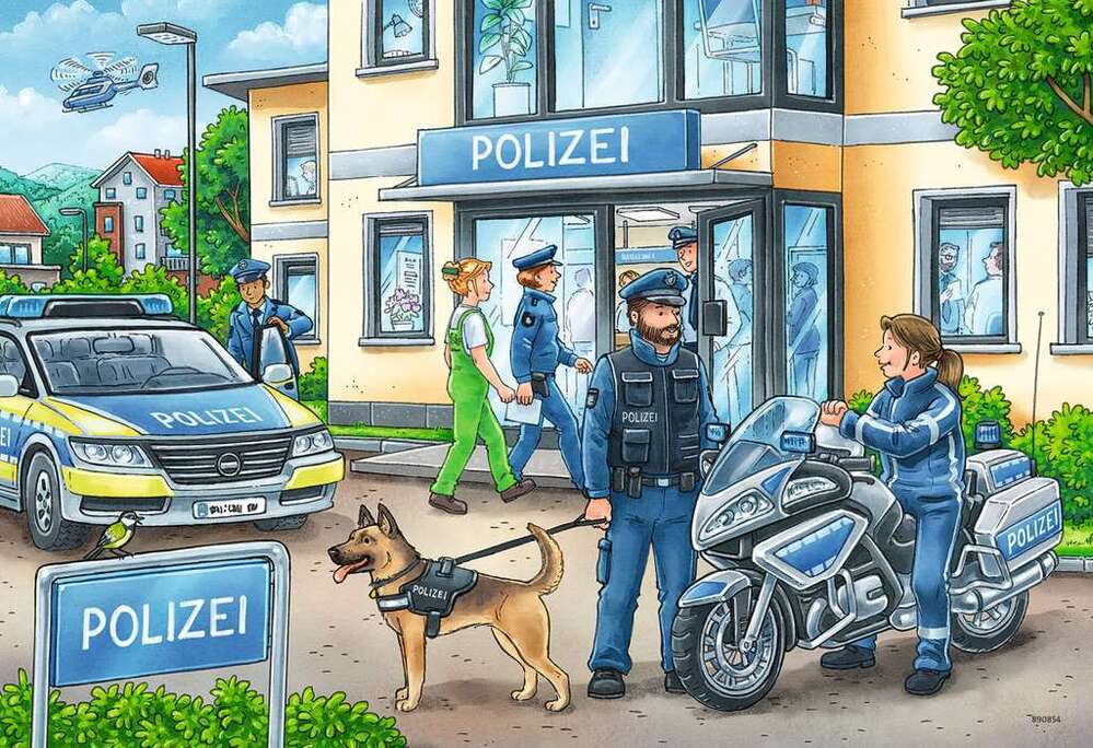 Ravensburger Puzzle 2 x 24pc - Police at Work